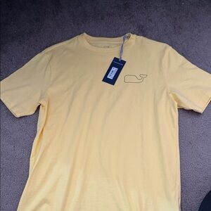 Vineyard Vines Men's Soft Yellow Tee